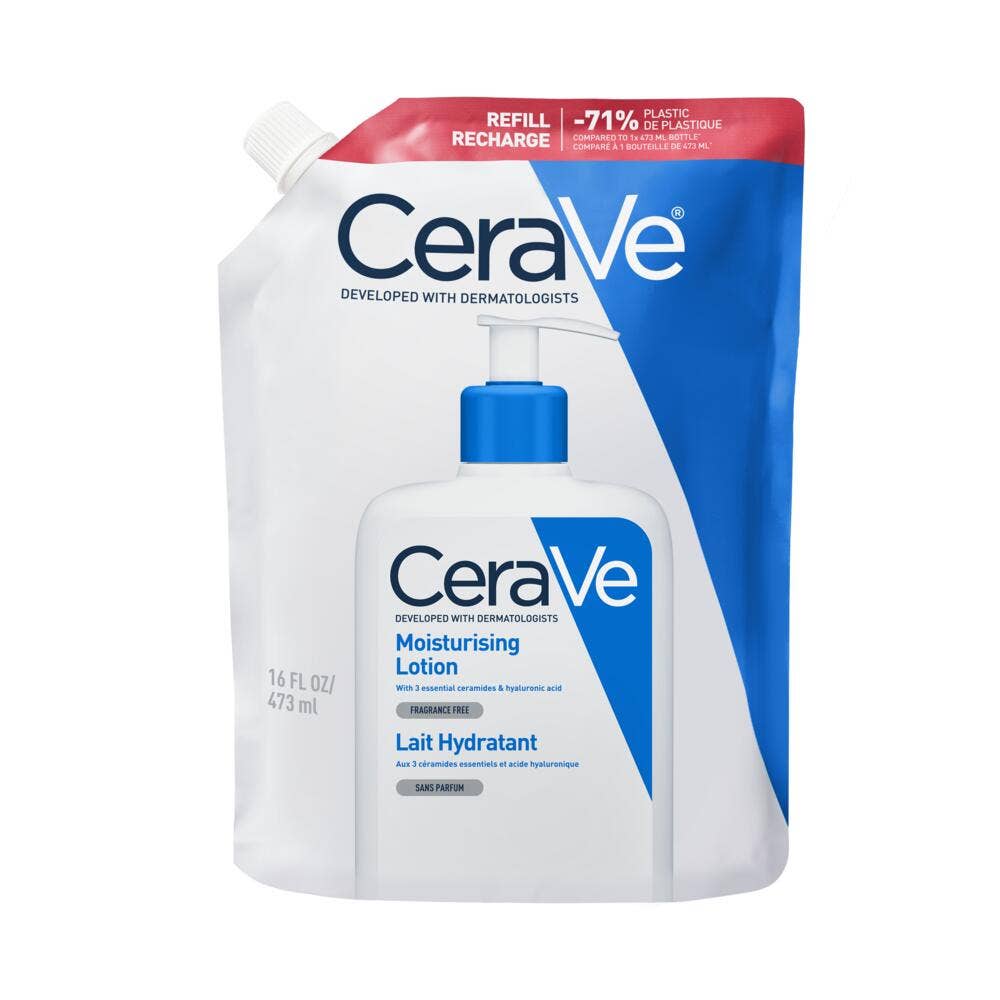 Cerave Body Recarga ecológica leche hidratante facial y corporal piel seca a muy seca 473 ml