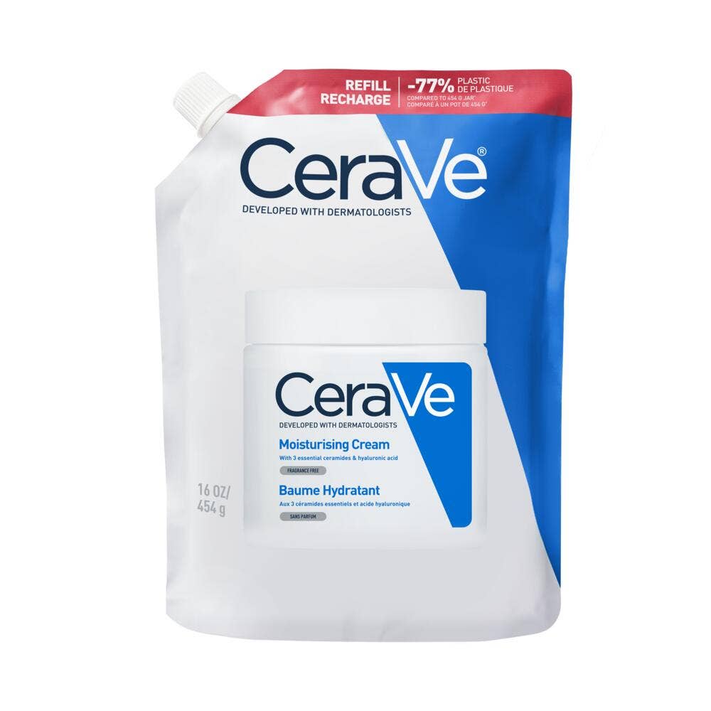Cerave Body Recarga ecológica de bálsamo hidratante para piel seca a muy seca 454 g