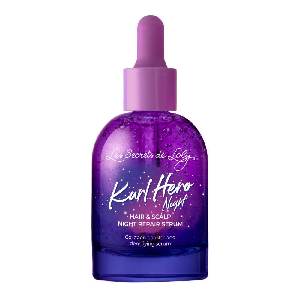 Les Secrets de Loly Cuidar y Fortalecer Kurl Hero Night sérum reparador de noche para el cuero cabelludo 50 ml