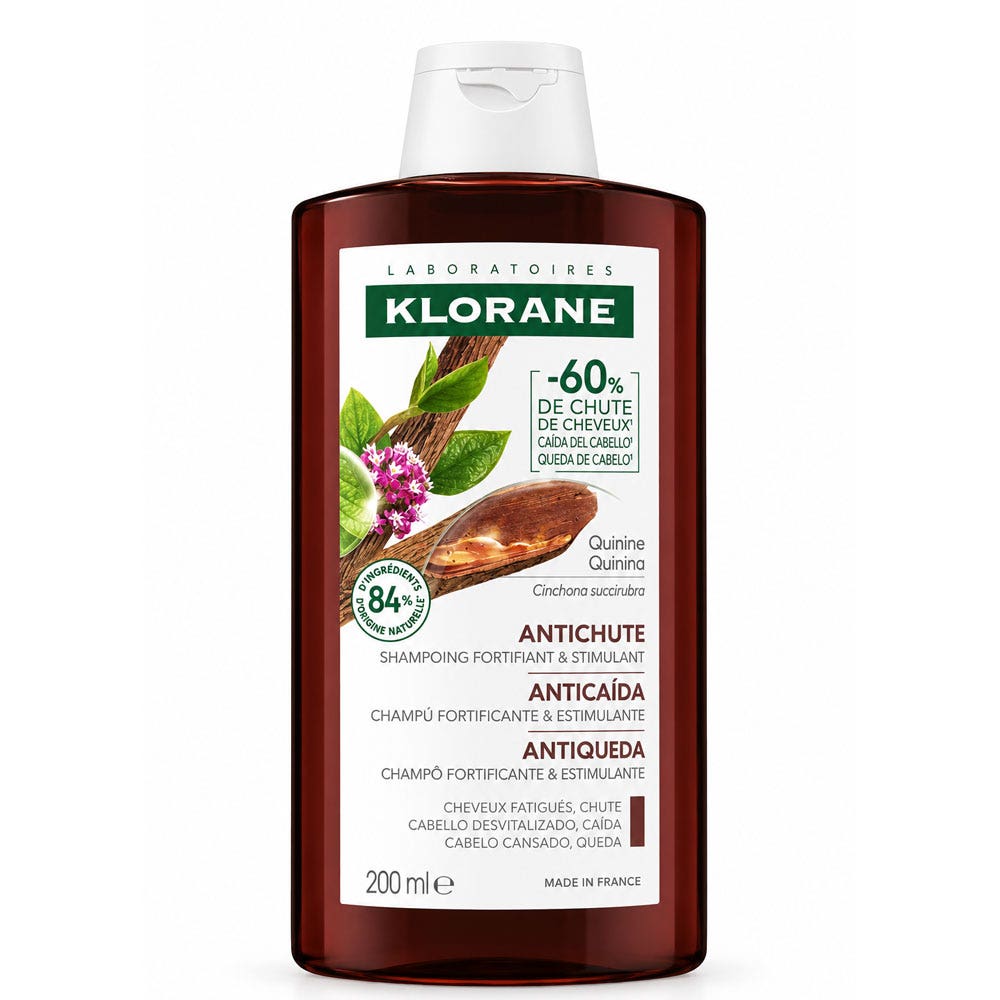 Klorane Quinina Champú edelweiss bio cabello cansado 200 ml