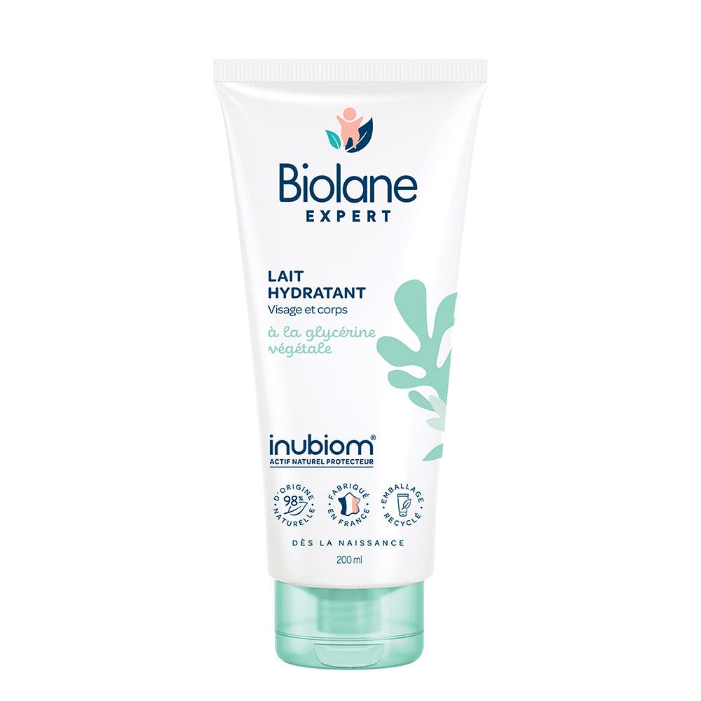 Biolane Experto Lait Hydratant Bébé Visage & Corps à la glycérine végétale 200ml