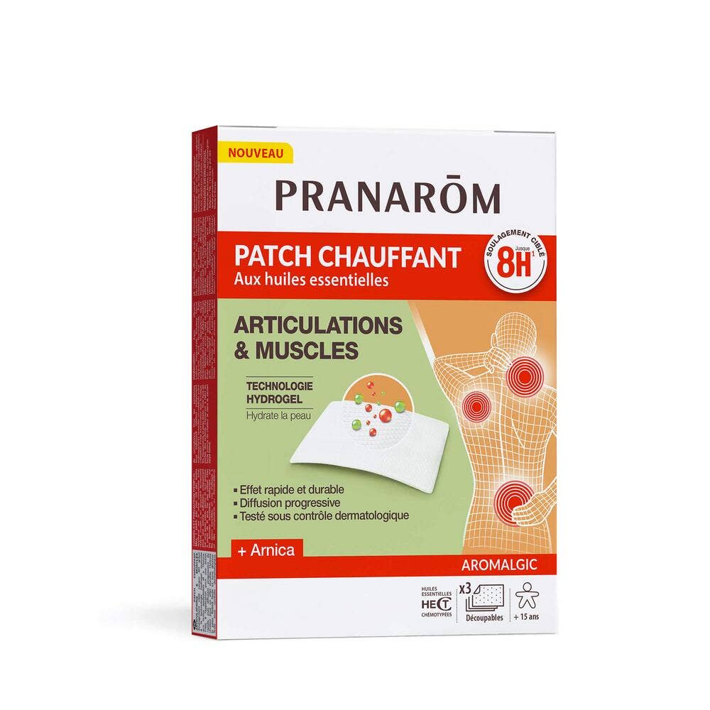 Pranarôm Aromalgic Parches autocalentables x 3