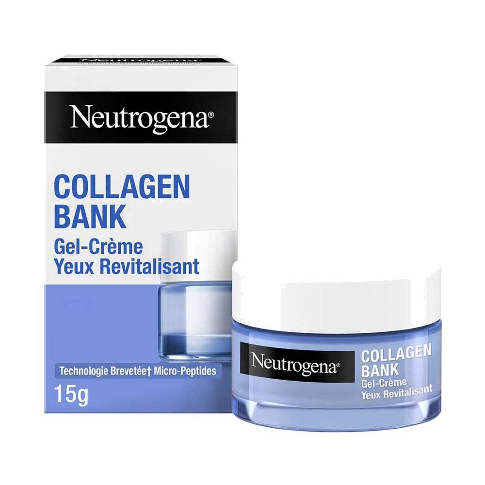 Neutrogena Collagen Bank Gel-crema revitalizante para el contorno de ojos ojeras y bolsas 30 ml