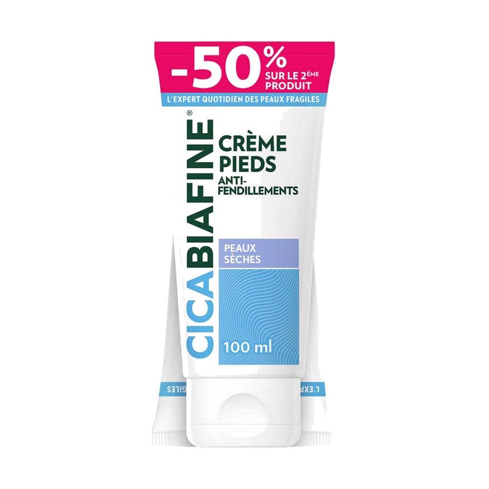 Cicabiafine Crema antiescaras para pies secos 2x100ml