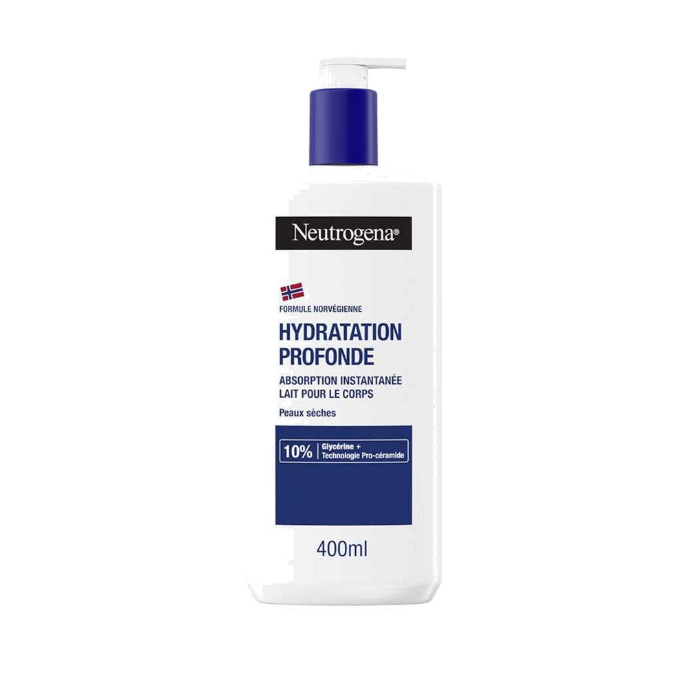 Neutrogena Hidratación profunda Leche corporal en crema piel seca 400 ml