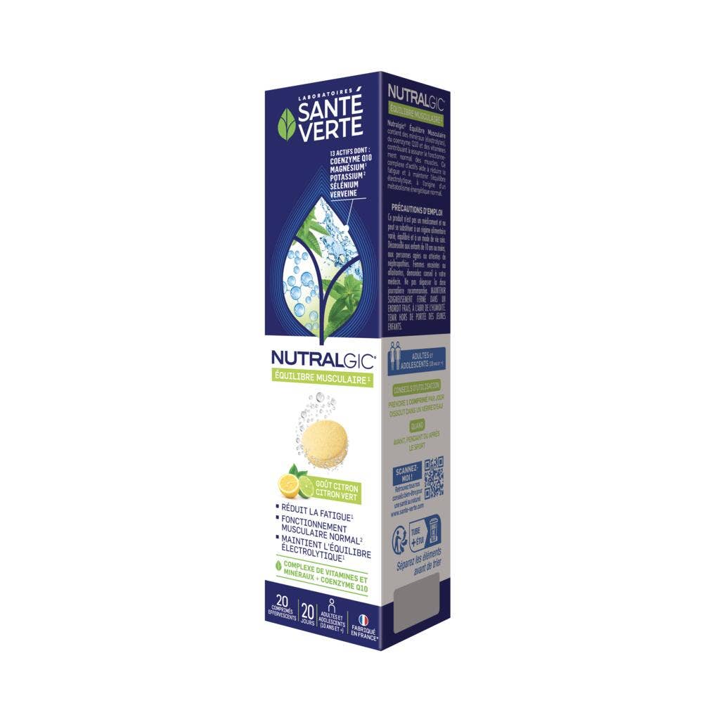 Sante Verte Nutralgic Equilibrio muscular 20 comprimidos efervescentes