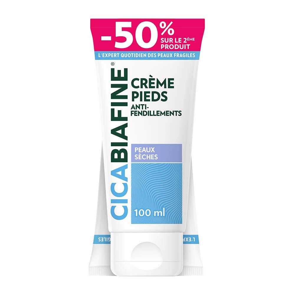 Cicabiafine Crema antiescaras para pies secos 2x100ml