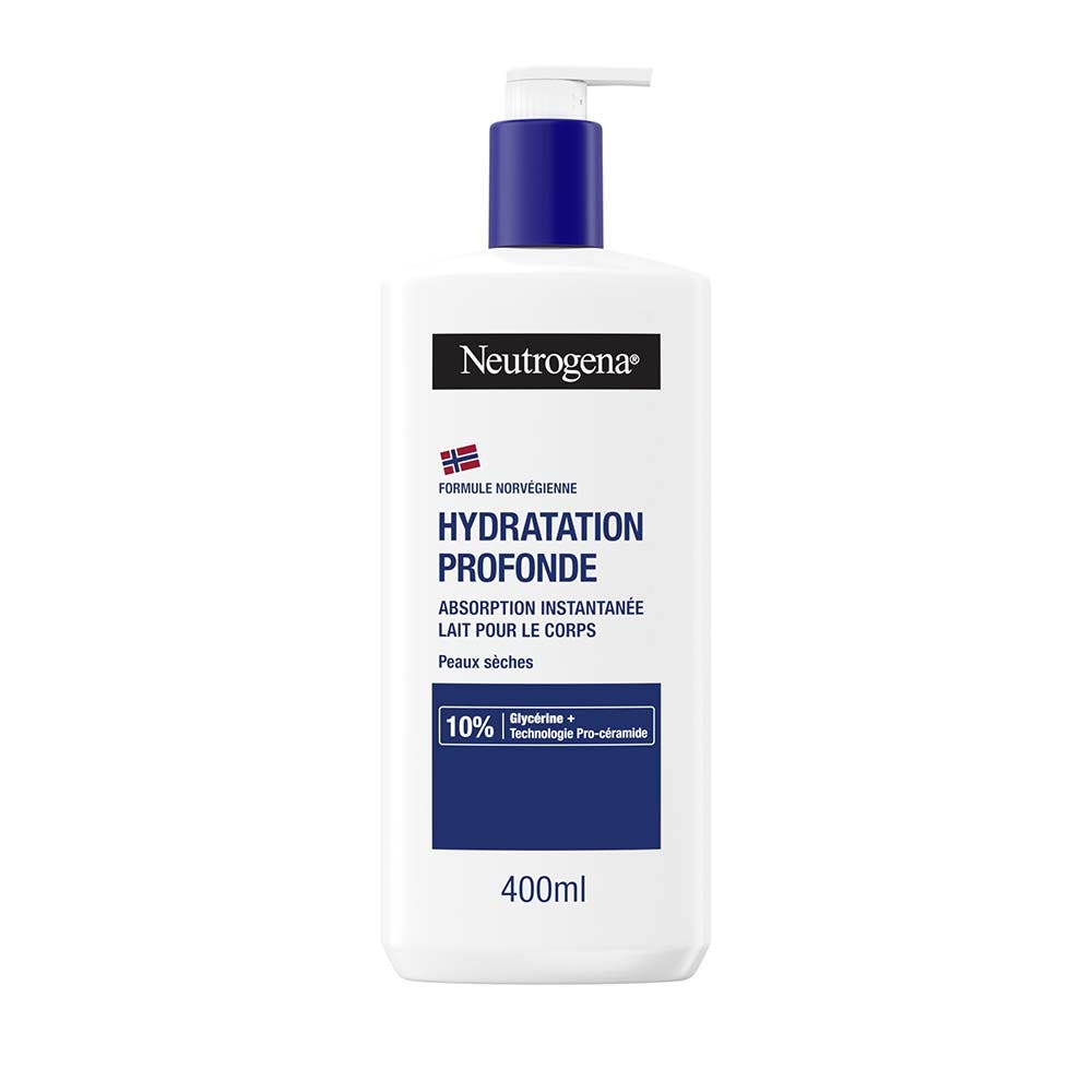 Neutrogena Hidratación profunda Leche corporal en crema piel seca 400 ml