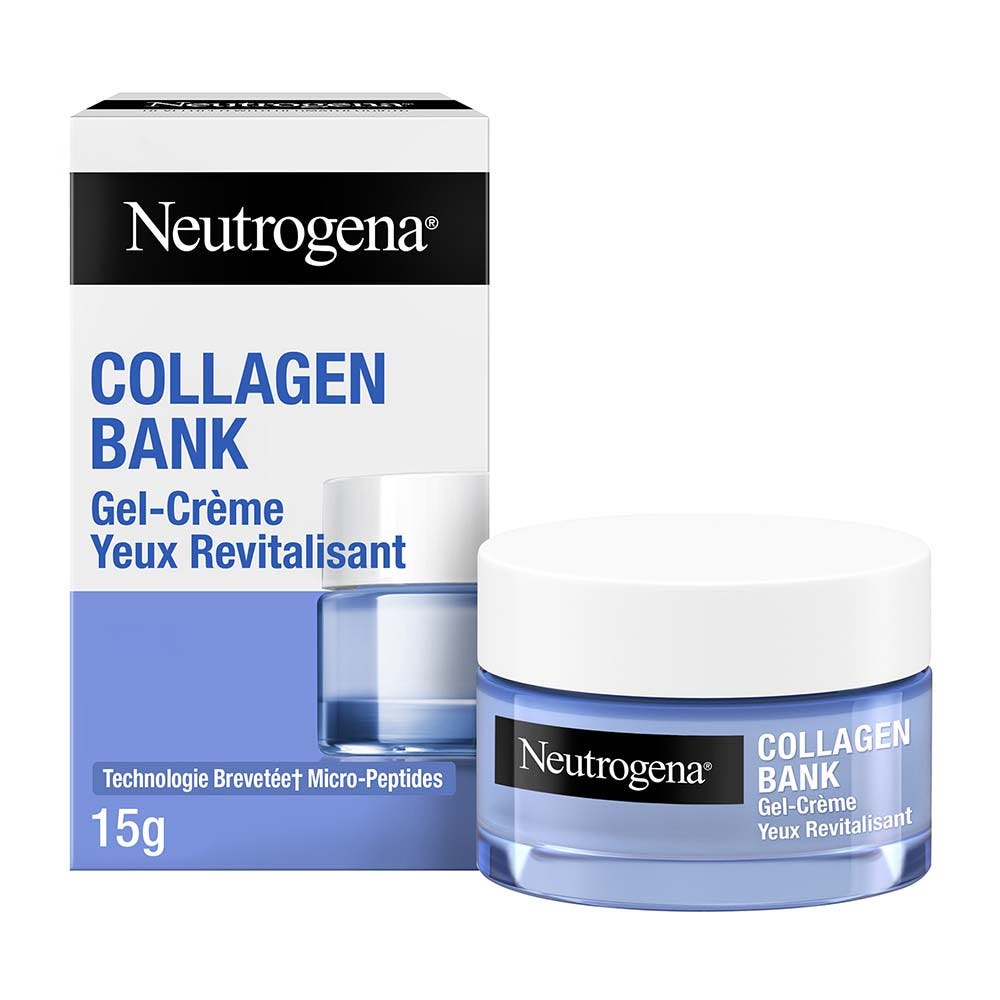 Neutrogena Collagen Bank Gel-crema revitalizante para el contorno de ojos ojeras y bolsas 30 ml