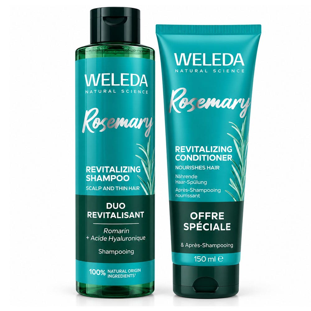 Weleda Romero Champú revitalizante Rosemary y ácido hialurónico