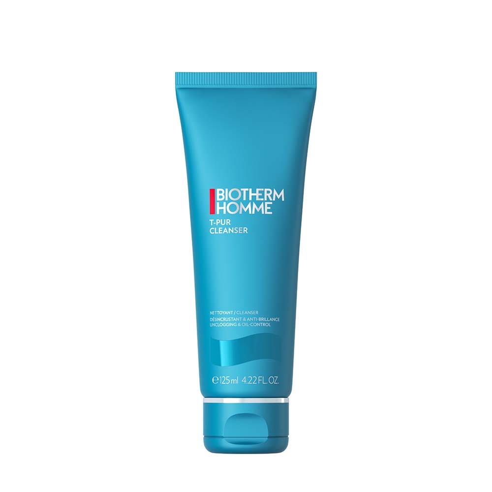 Biotherm Homme T-Pur limpiador desincrustante y antibrillos 125 ml