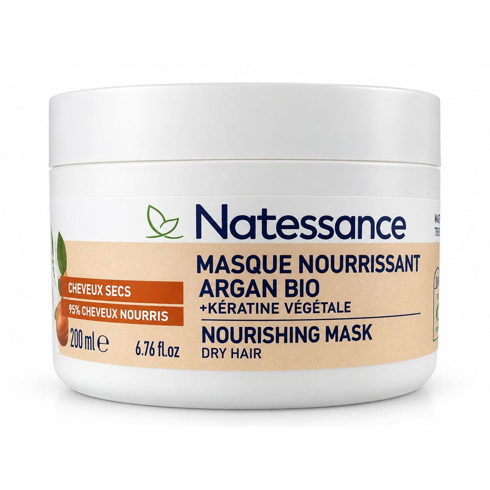 Natessance Capilar Mascarilla y queratina vegetal 200 ml
