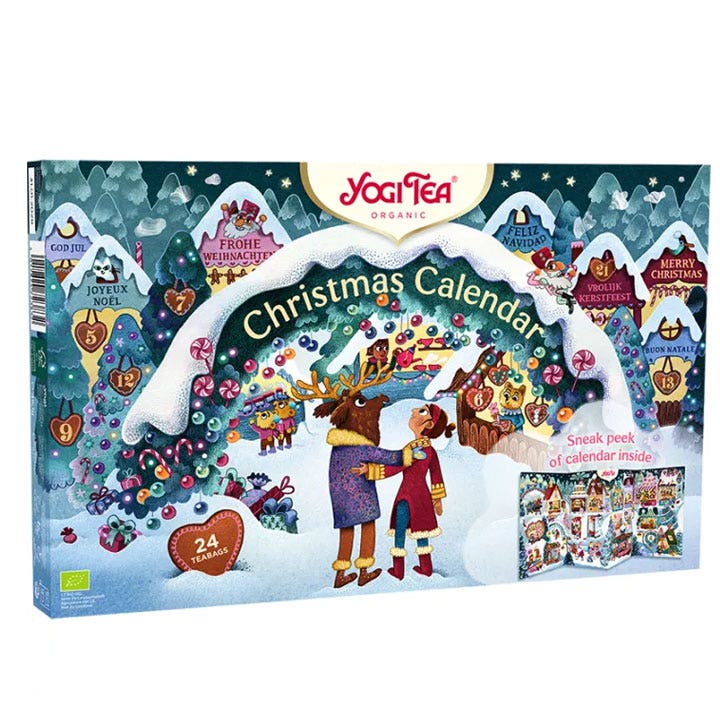 Yogi Tea Calendario de Adviento 24 sobres diferentes