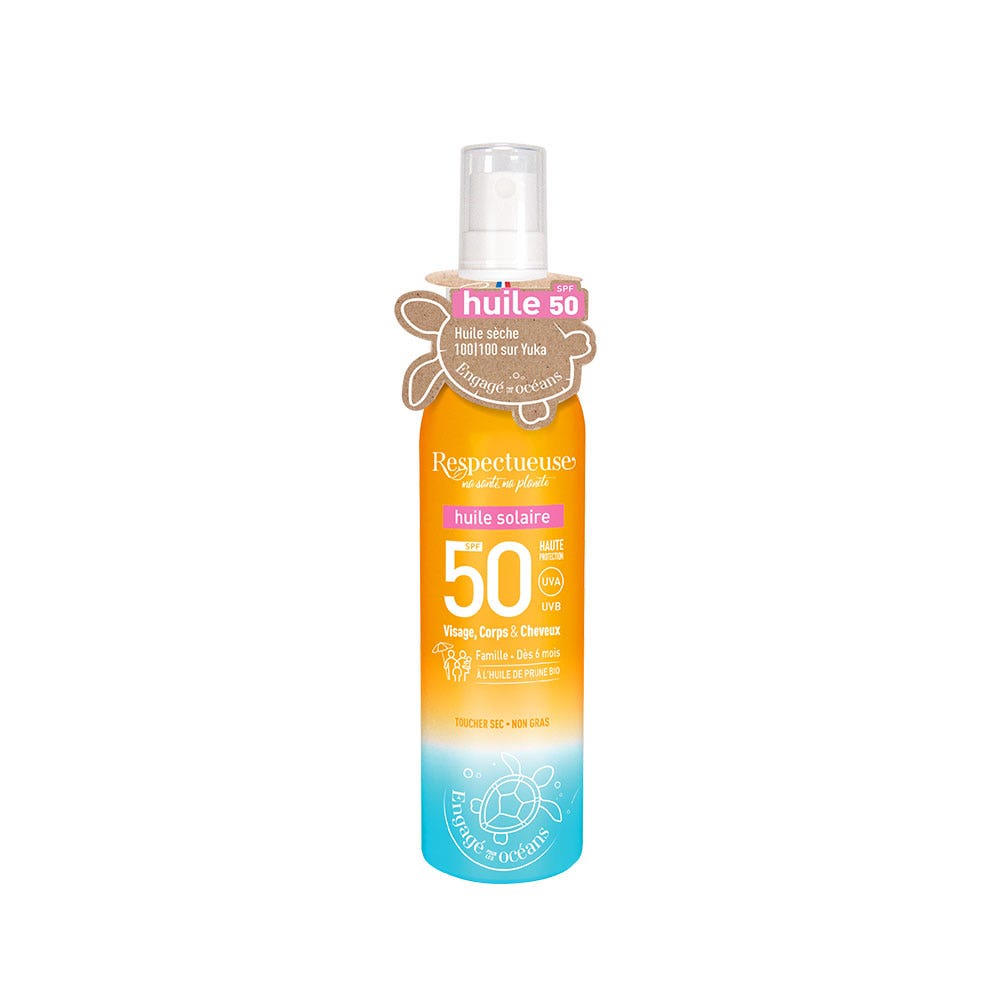 Respectueuse Aceite solar SPF50 100 ml