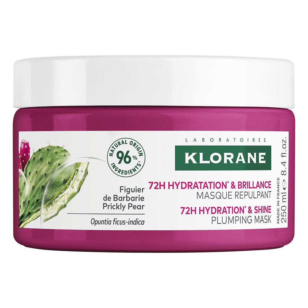 Klorane Higuera Mascarilla Rellenadora 72h Hidratación y brillo 250 ml