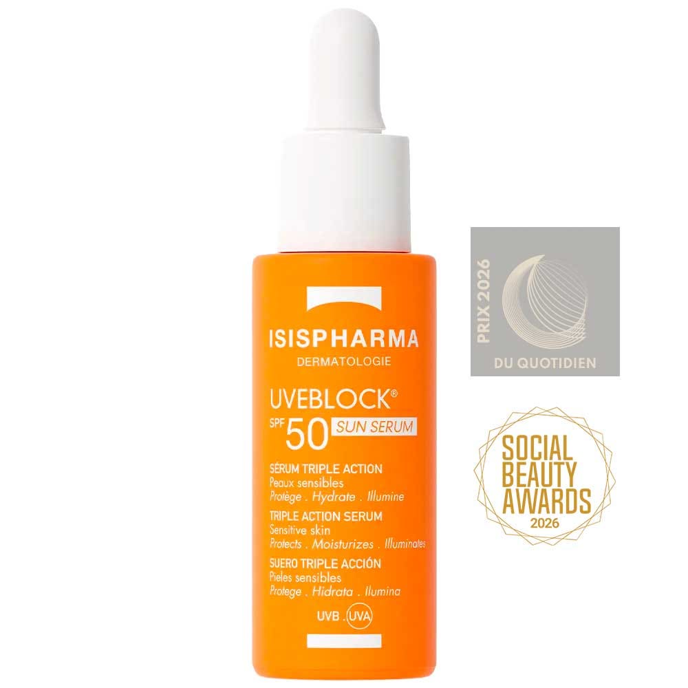 Isispharma Uveblock Sérum triple acción SPF50 28 ml