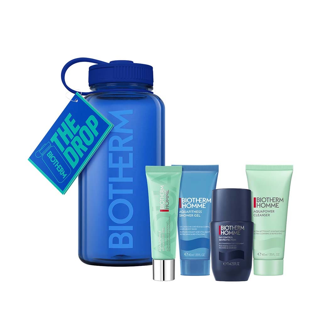 Biotherm Drop Collection Esenciales de hidratación para hombre rostro y cuerpo