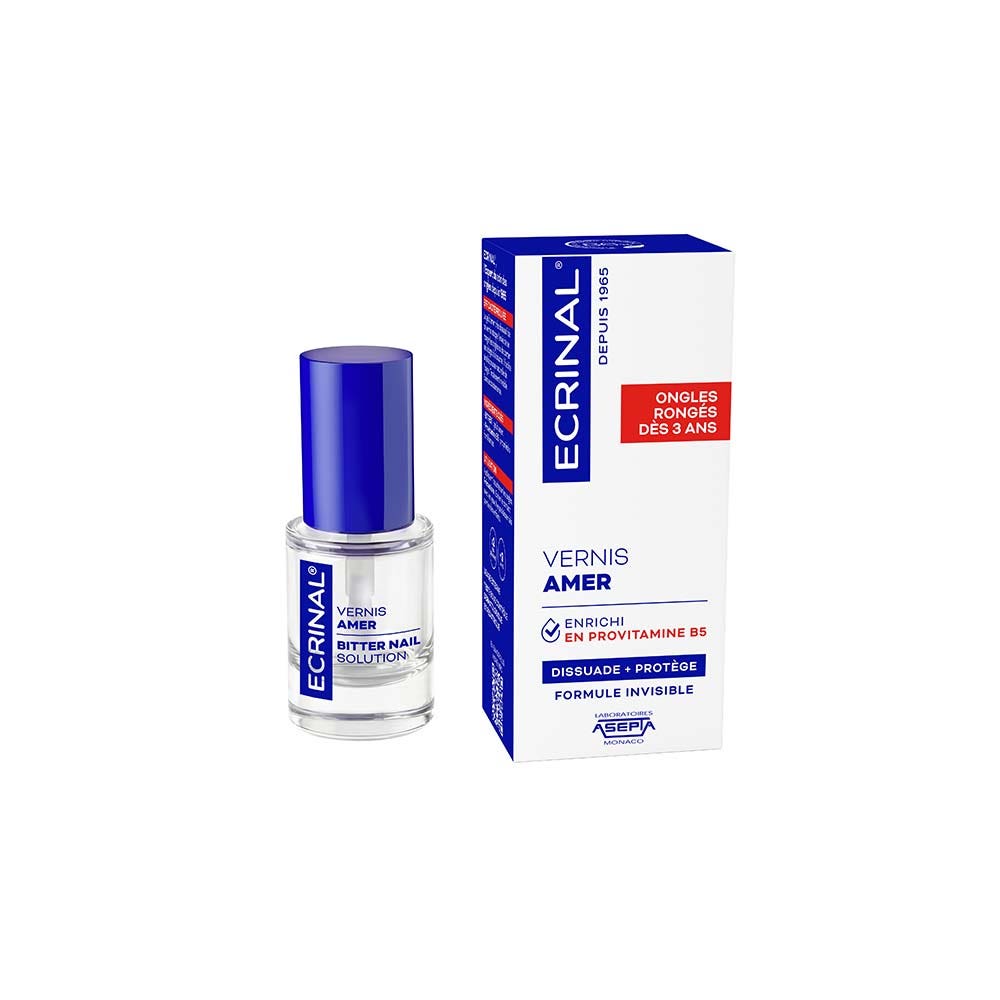 Ecrinal Esmalte Amer Stop para uñas amarillentas 10 ml