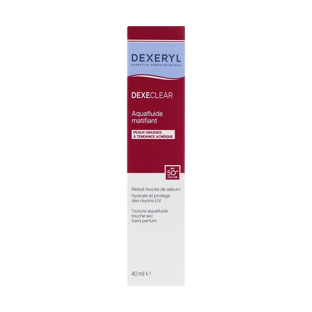 Dexeryl Dexeclear Fluido matificante aqua SPF50+ 40 ml