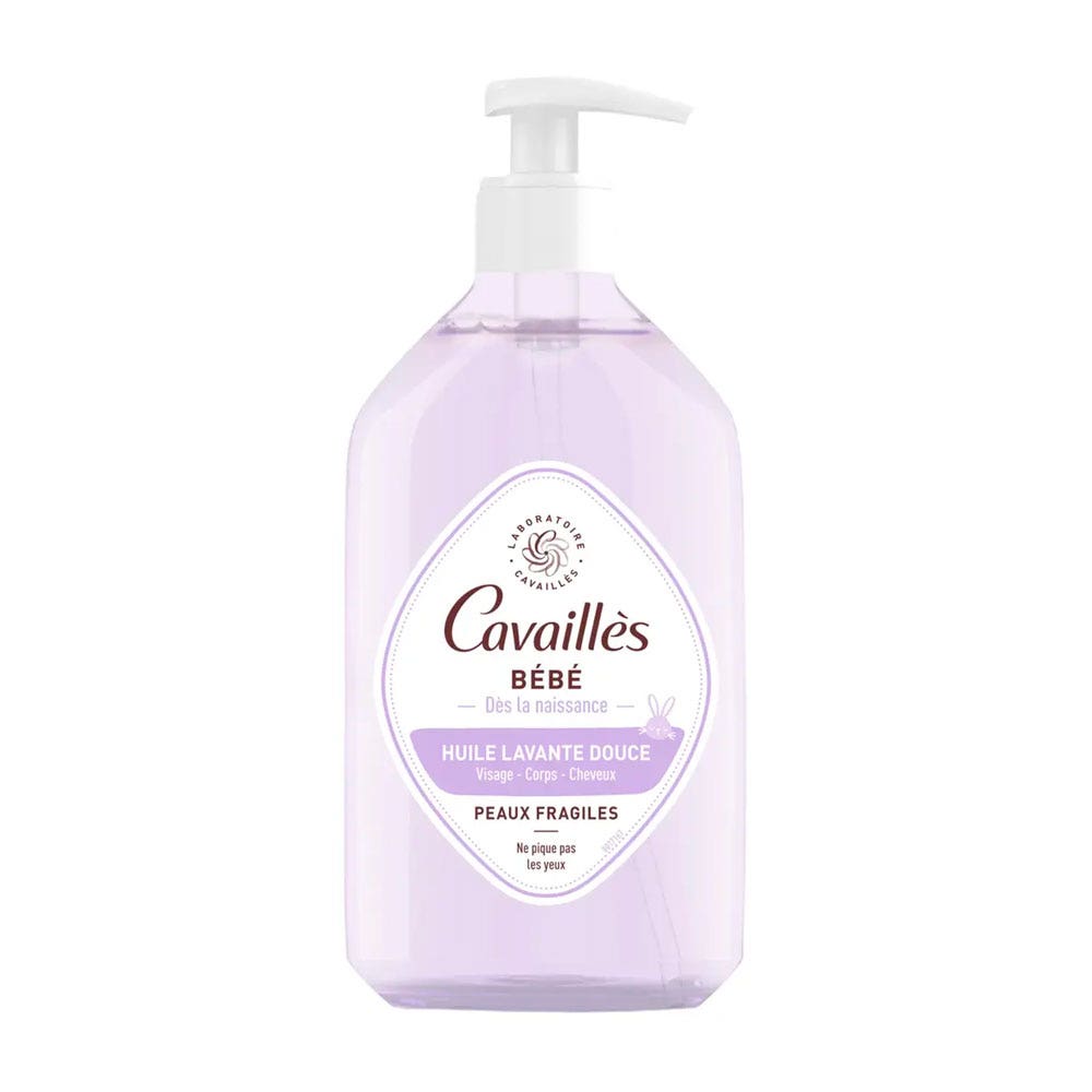 Cavaillès Aceite limpiador suave para bebé 1 l