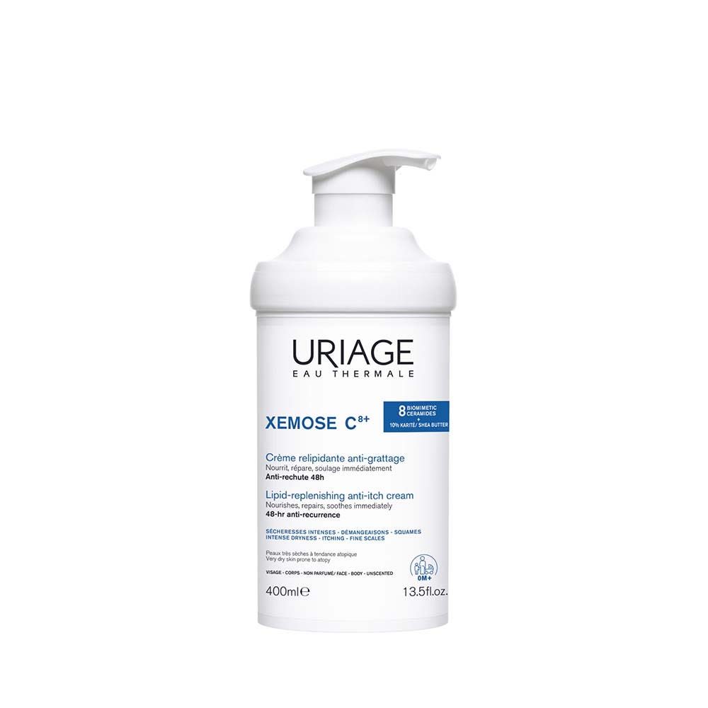 Uriage Xémose C8+ Crema relipidante antiirritación pieles muy secas con tendencia atópica 400 ml