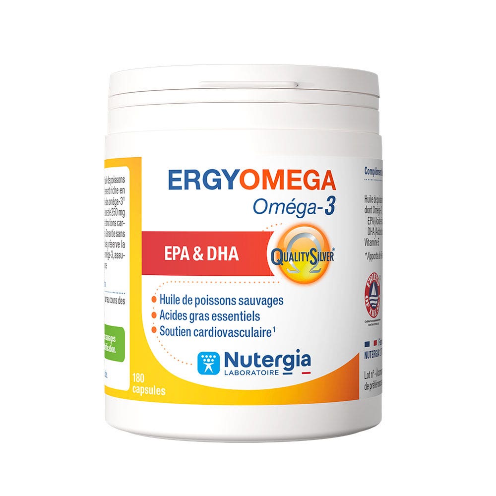 Nutergia Ergyoméga omega 3 Oméga 3 180 cápsulas
