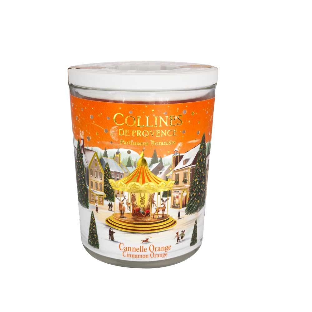 Les Collines de Provence Vela perfumada edición limitada canela y naranja 180 g