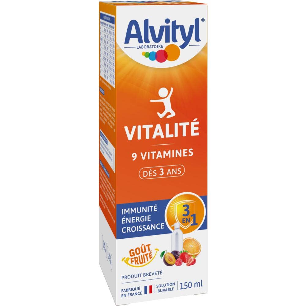 Alvityl Solución bebible multivitamínica de vitalidad 150 ml