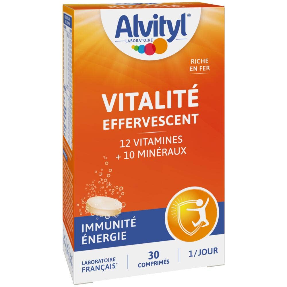 Alvityl Vitalidad inmunidad y energía 30 comprimidos efervescentes