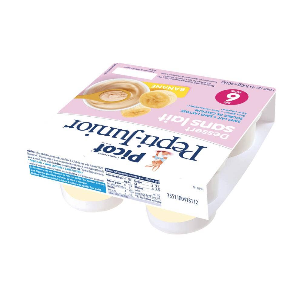 Picot Pepti Junior Postre Sin Leche A Partir De 6 Meses 4x100 g