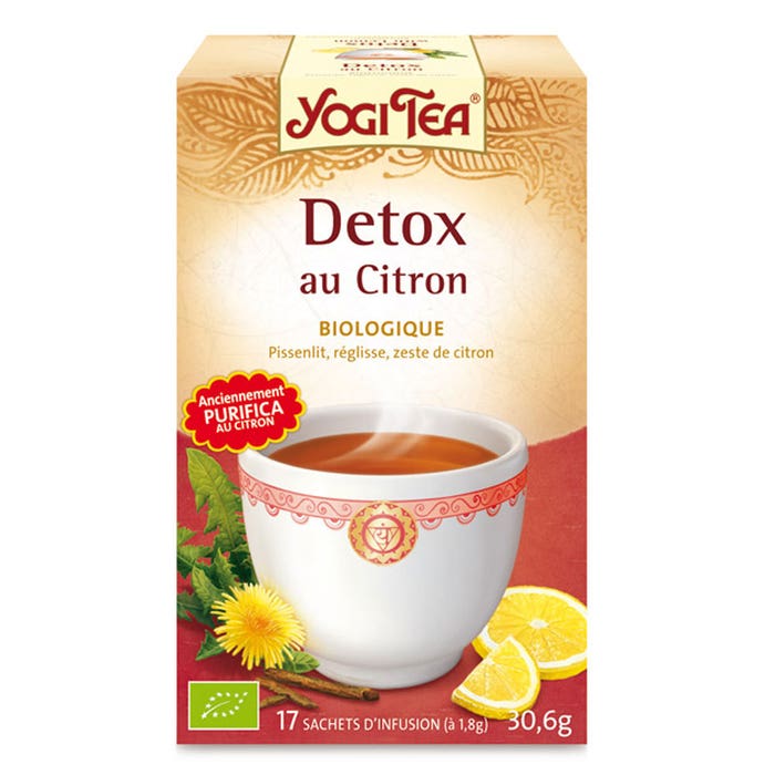 Detox Limon 17 Bolsitas Yogi Tea