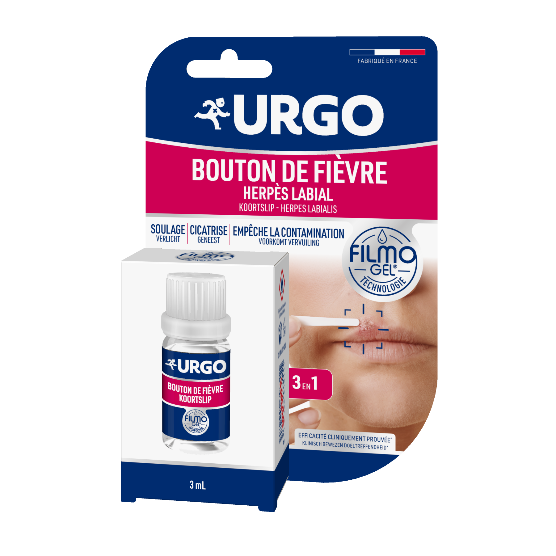 Urgo Filmogel Aplicadores para herpes labial 2 x 24 unidades
