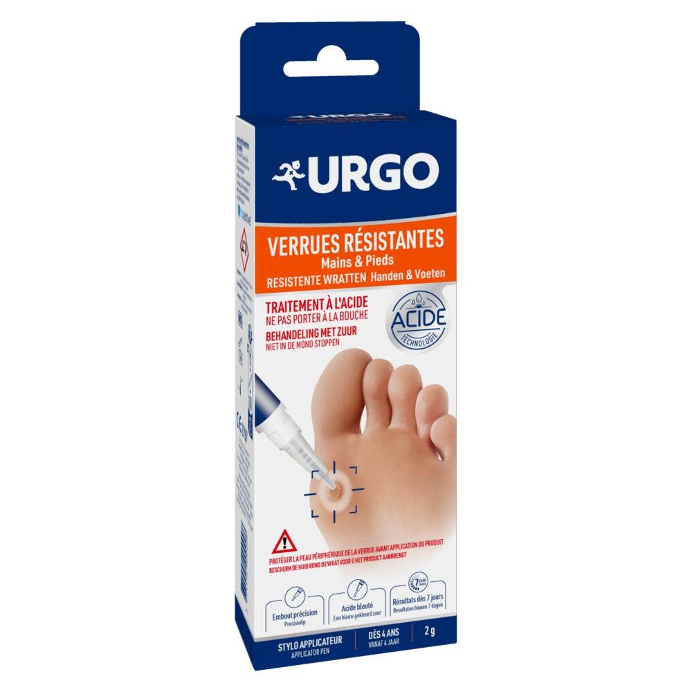 Urgo Lápiz Resistente para Verrugas de Manos y Pies 2 ml