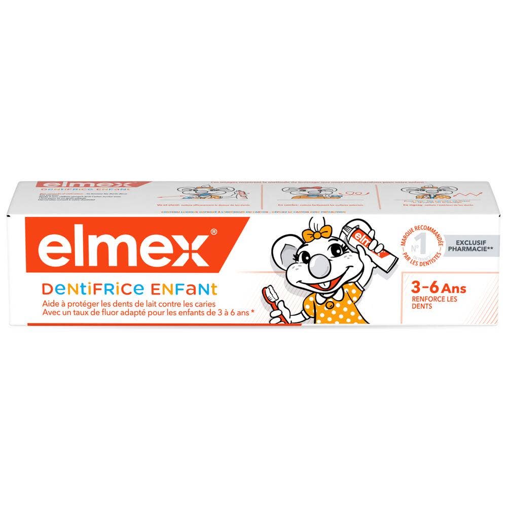 Elmex Pasta de dientes infantil 3-6 años 50 ml