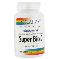 Solaray Super Bio C 100 cáps 500 mg