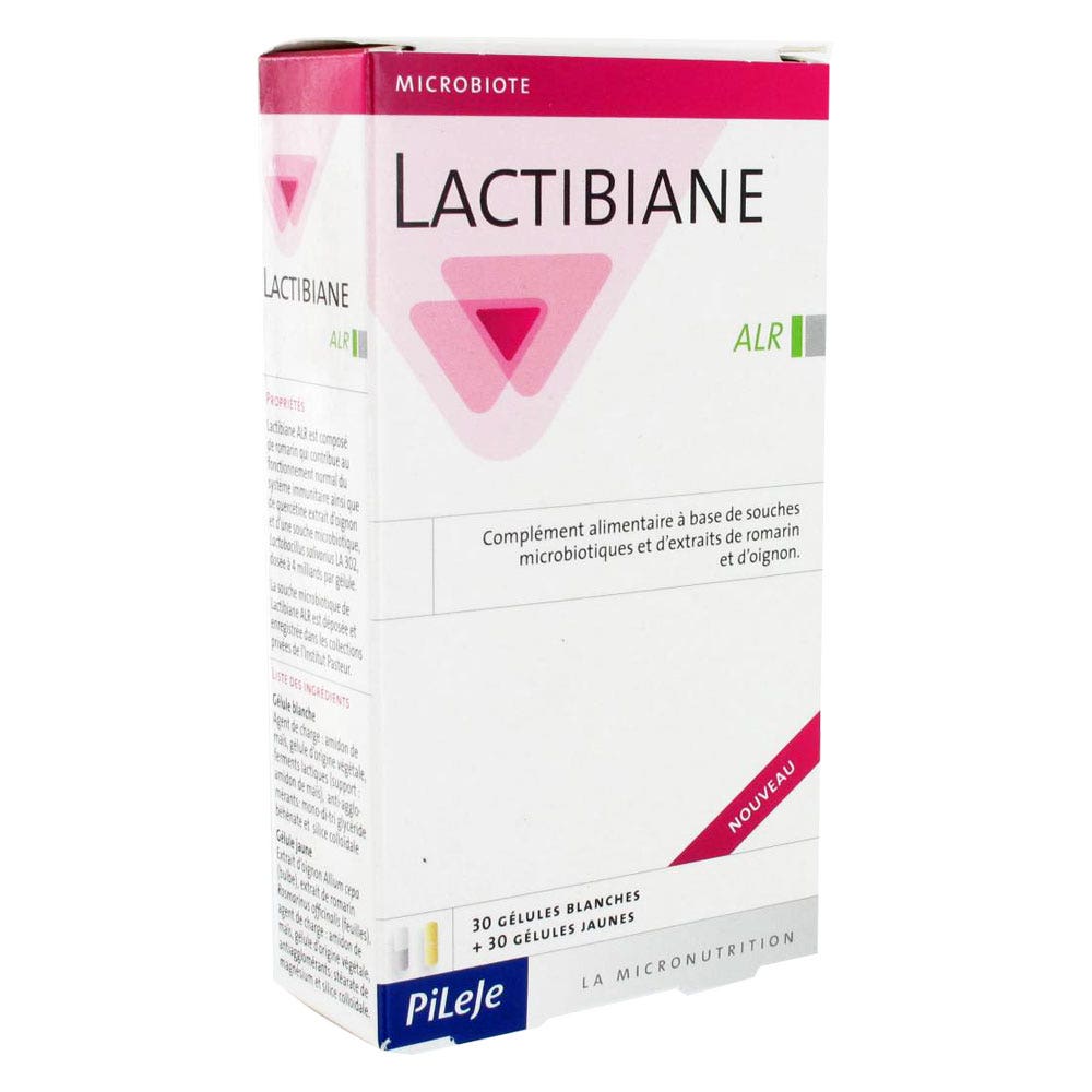 Pileje Lactibiane Alr 30 Capsulas Blancas + 30 Capsulas Amarillas