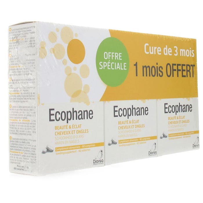 Biorga Ecophane Cabellos y uñas 3x60 comprimidos
