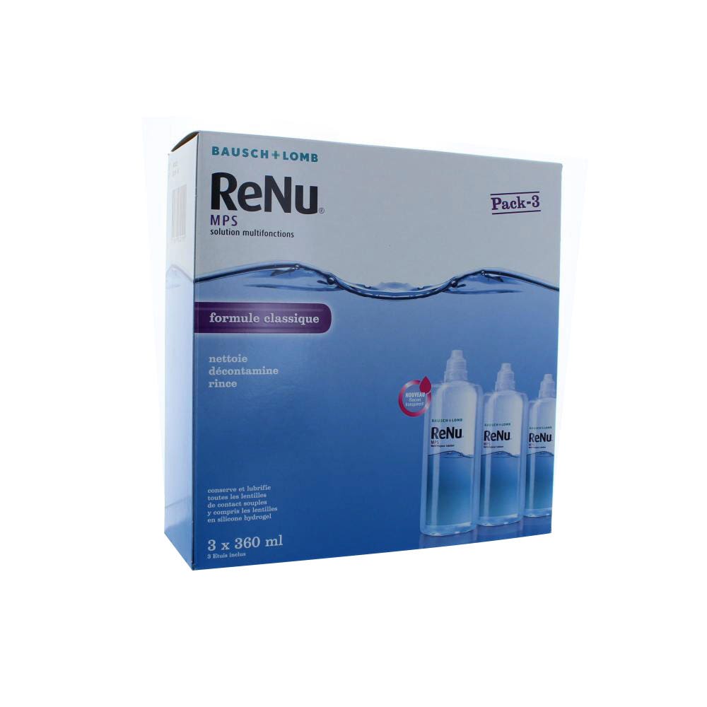 Bausch&Lomb Renu MPS Solución multifunción fórmula clásica 3x360 ml