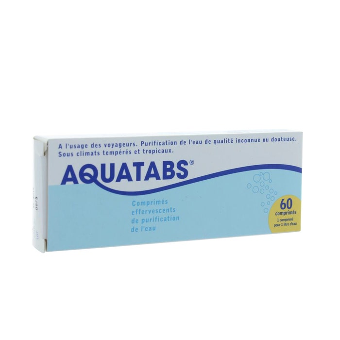 Purificadores De Agua 60 Comprimidos Aquatabs