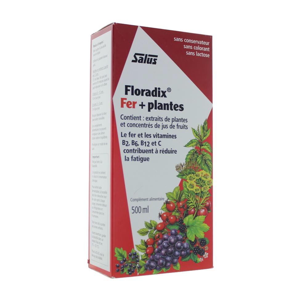 Salus Floradix Hierro + Plantas 500 ml