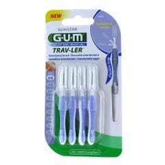 Gum Trav-ler Cepillos Interdentales 0.6mm X4 Trav-ler x4