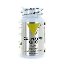 Vit'All+ Co-enzima Q10 60 Cápsulas Ubi Vital + 30 mg