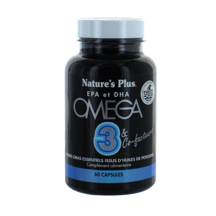 Nature's Omega 3 & Co Factor 60 cápsulas Nature'S Plus