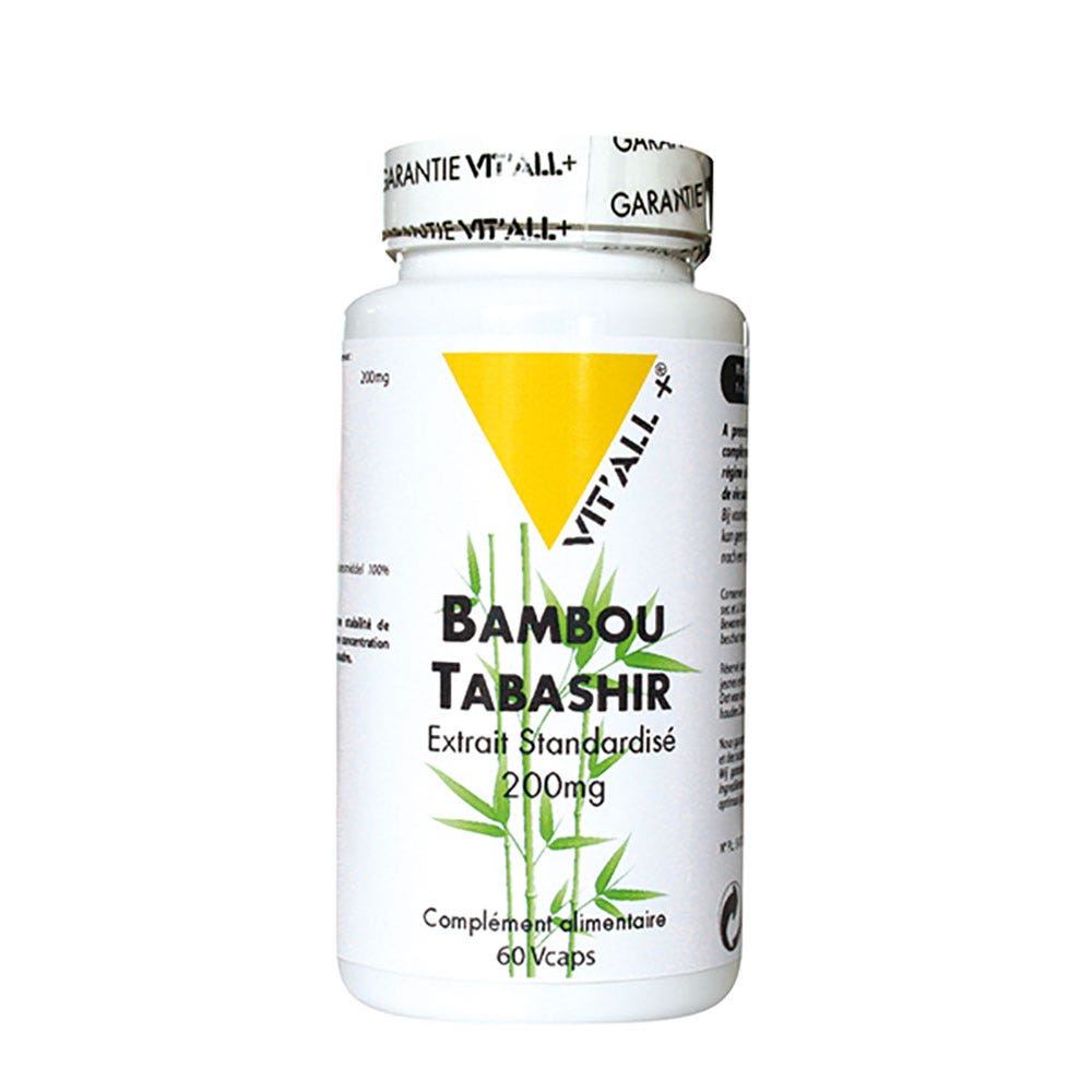 Vit'All+ Tabashir de bambú 60 cápsulas