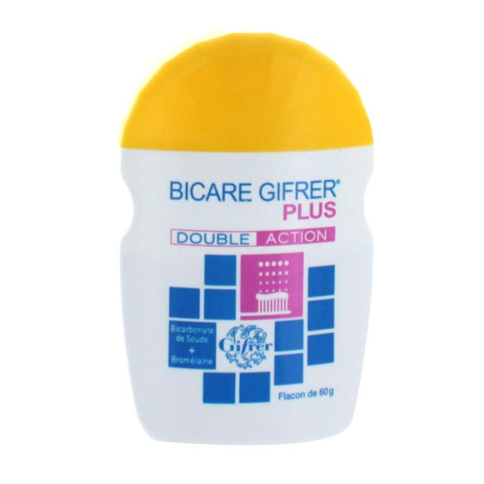 Gifrer Bicare Bicarbonato Sodico Bicare Plus Doble Accion - Frasco Plus 60g