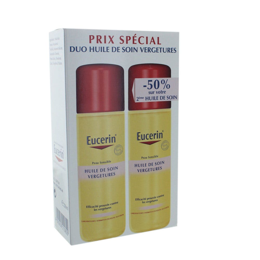 Eucerin Aceite estrías pieles sensibles 2x125ml