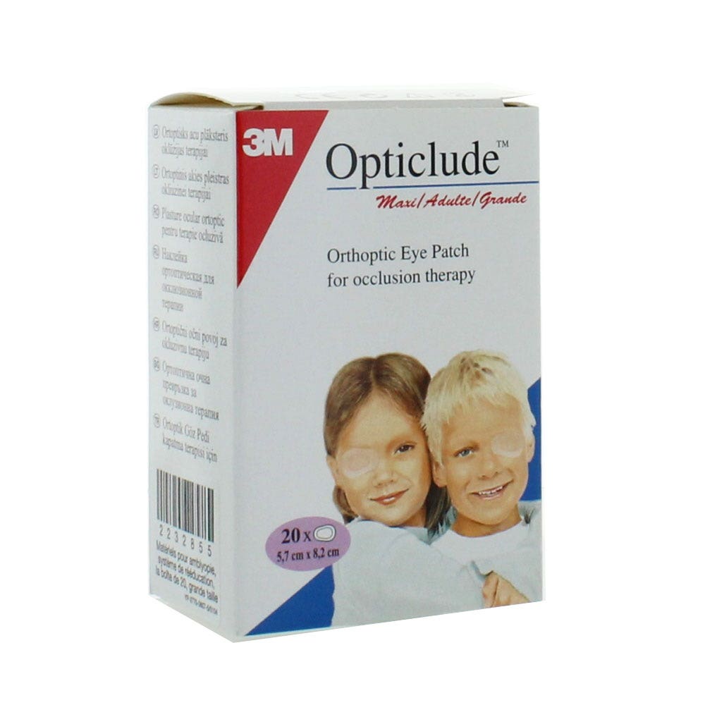 3M Opticlude 20 Apósitos Maxi Chair 8cm X 5.7cm
