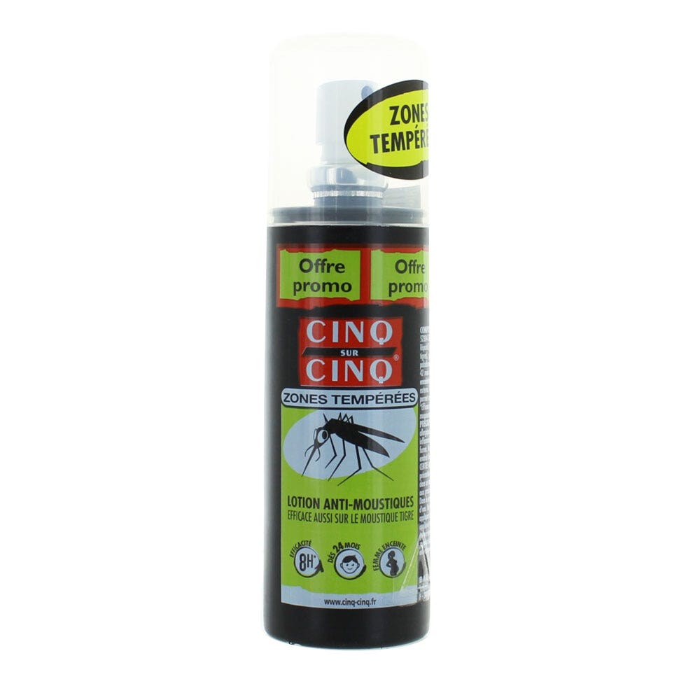 Cinq Sur Cinq Spray zonas templadas loción anitmosquitos 100ml
