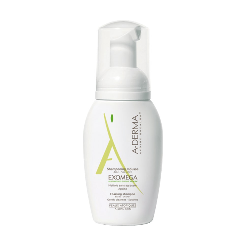 A-Derma Exomega Exomega Champu Espuma Bebes Y Niños Pieles Atopicas 125ml