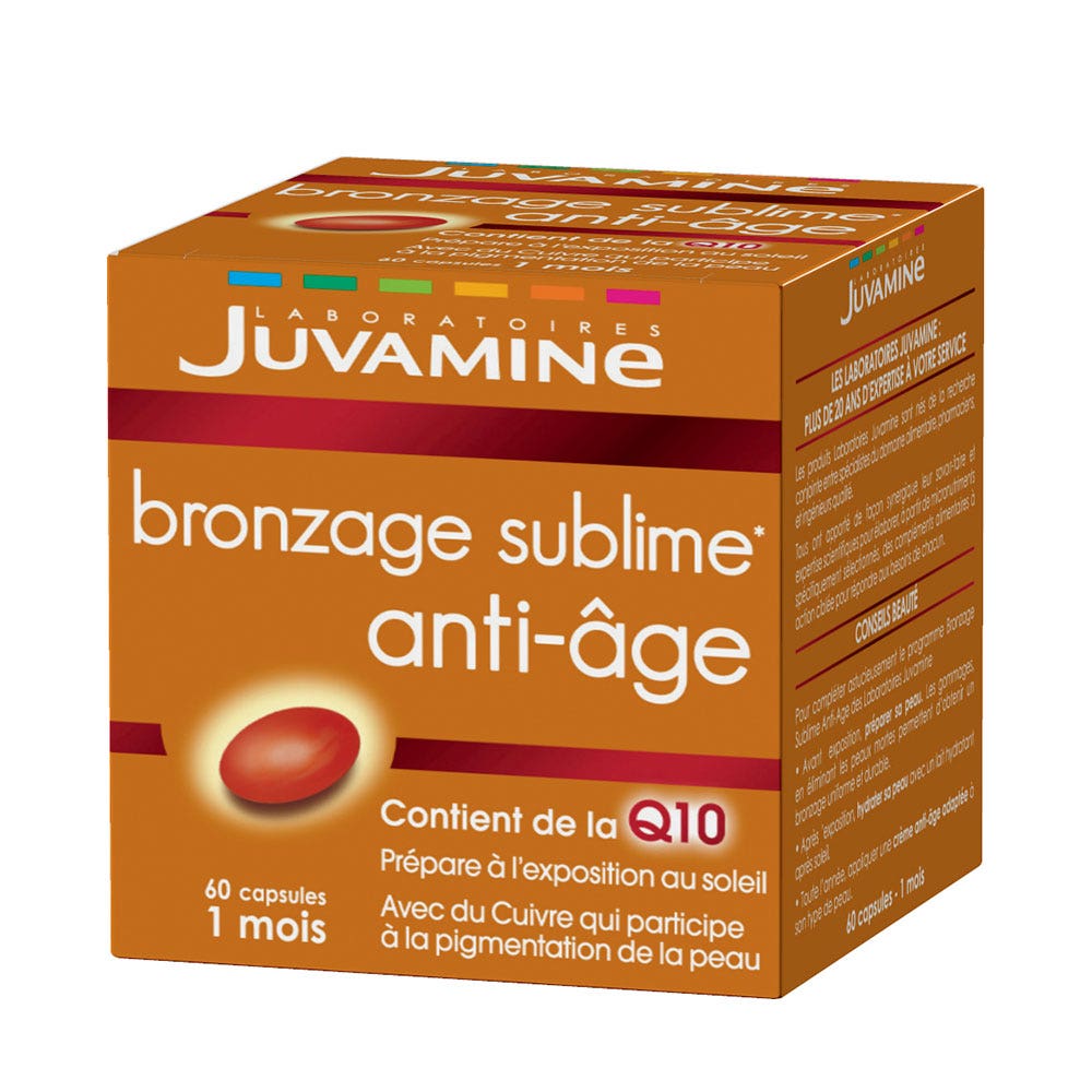 Juvamine Bronzage Sublime Antiedad 60 Capsulas